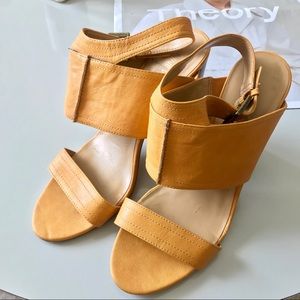 Nine West wooden heeled sandal